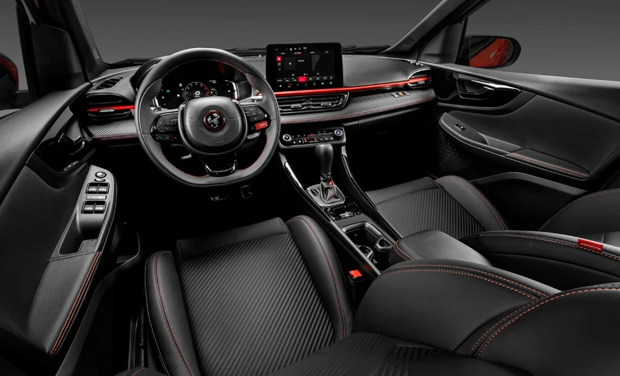 Fiat Fastback Abarth 2026 interior - Paixão Por Combustão